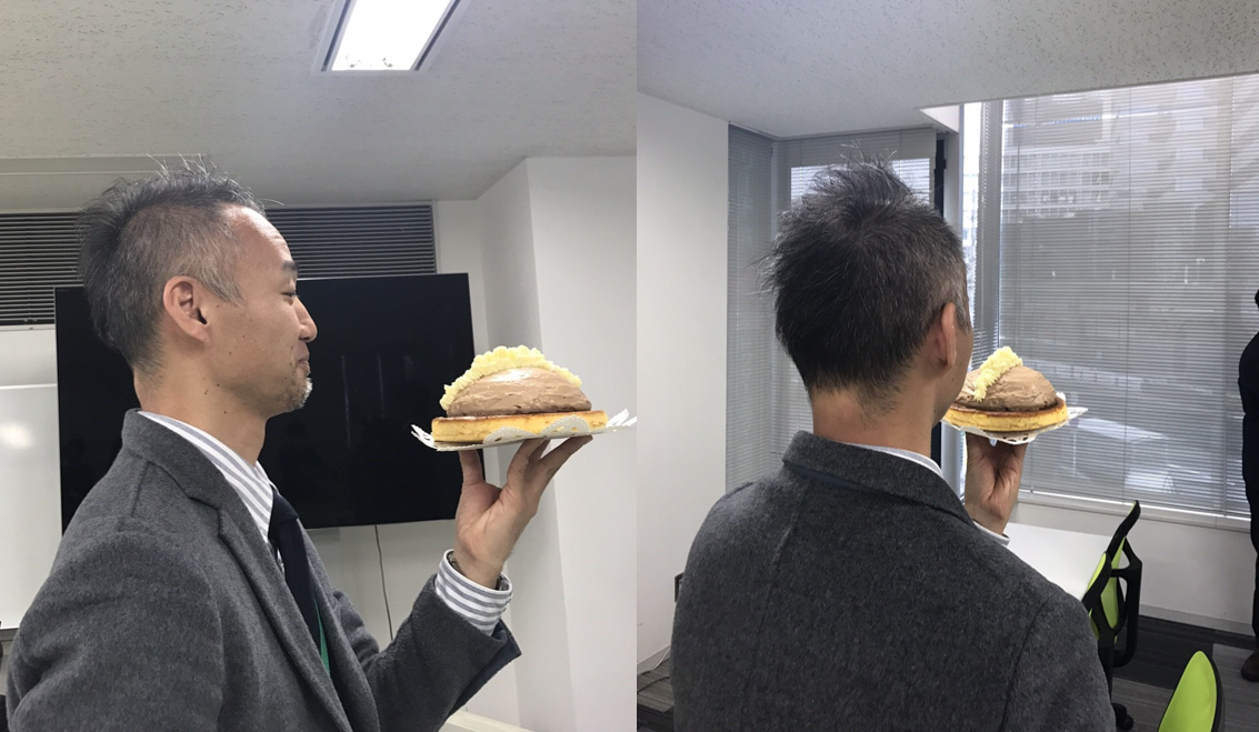 黒田次長とケーキ