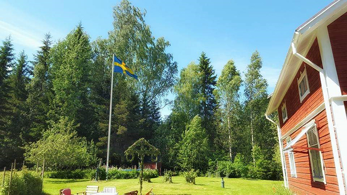 スウェーデンの別荘